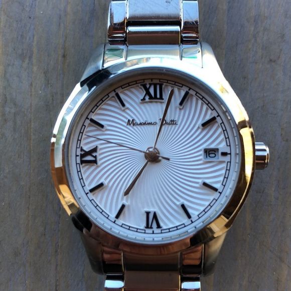 MOSSIMO Dutti RARE Retired Silver Stainless Steel Watch! EUC - Picture 4 of 14